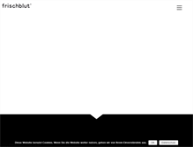 Tablet Screenshot of frischblut.at
